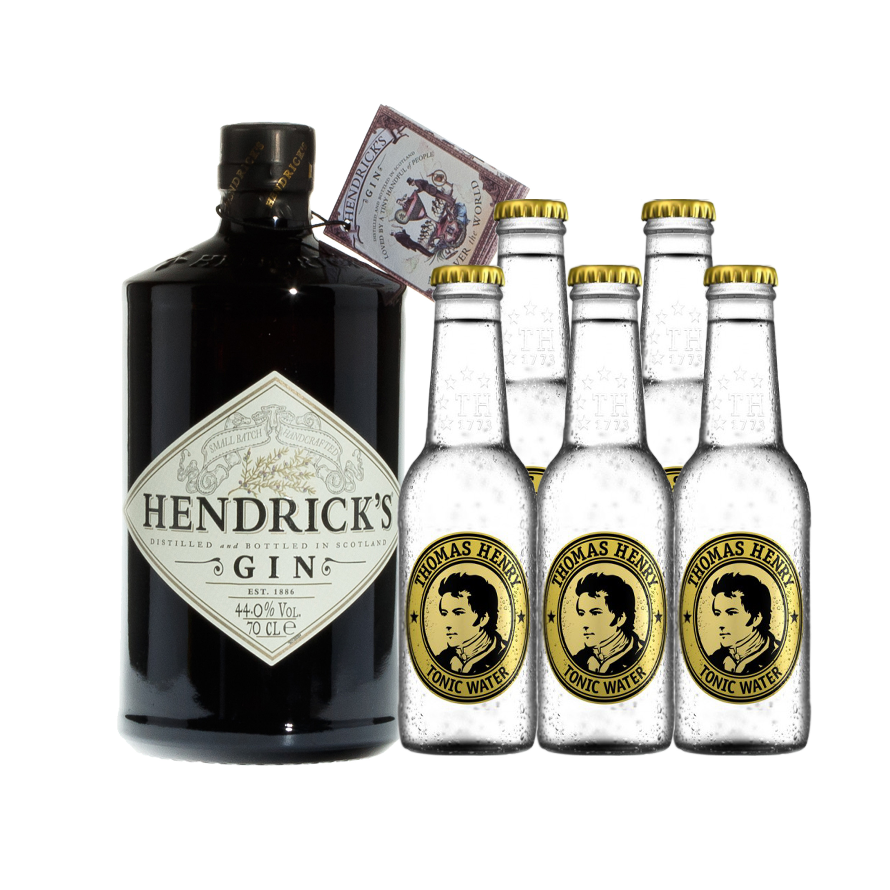 HENDRICKS GIN & THOMAS HENRY TONIC