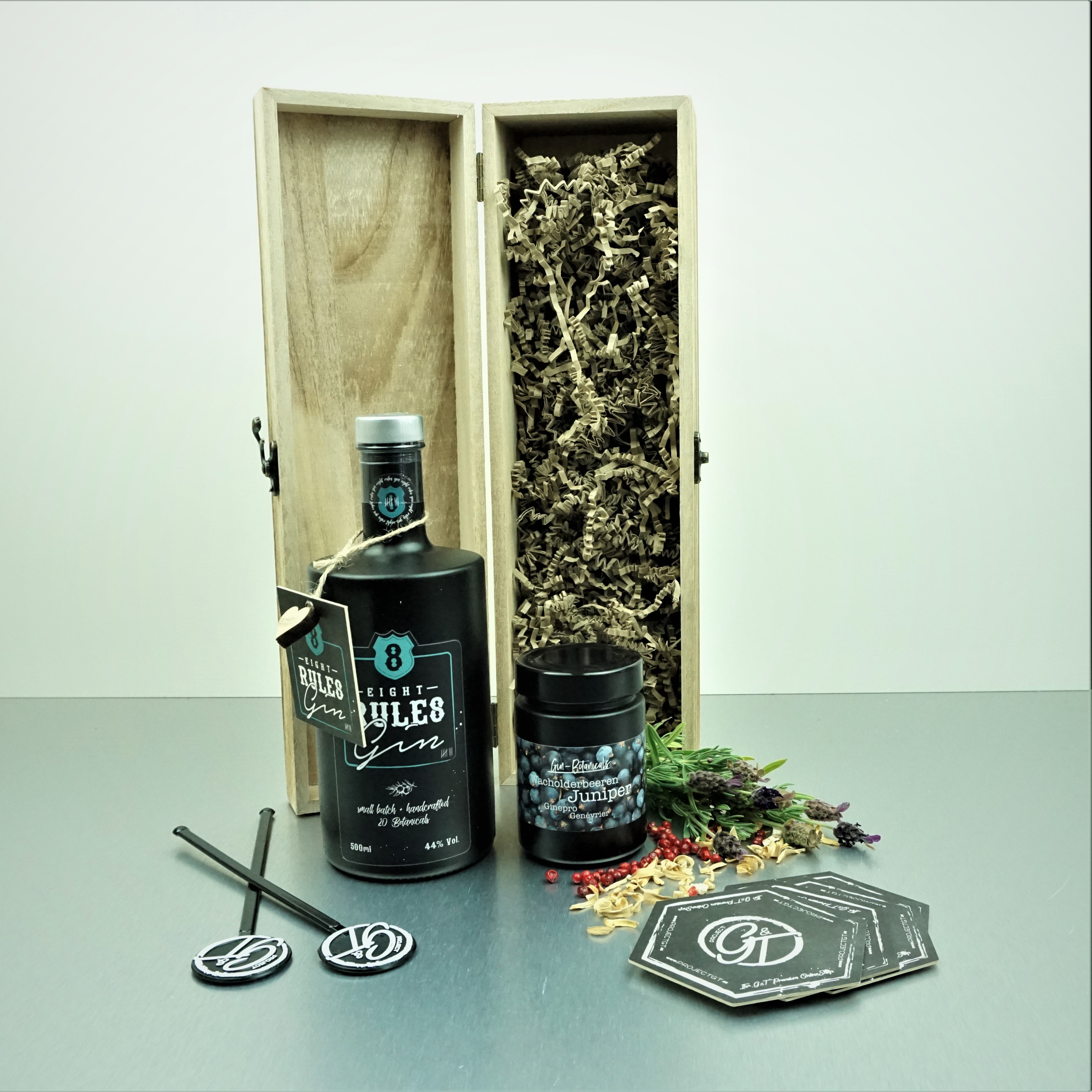 8 Rules Gin & Botanical Box